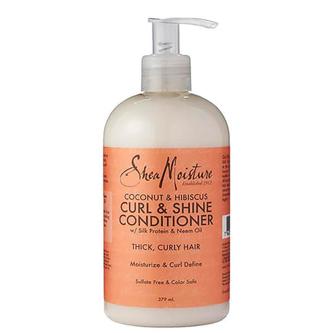 Shea Moisture Coconut & Hibiscus Curl & Shine Conditioner 13OZ/384ML