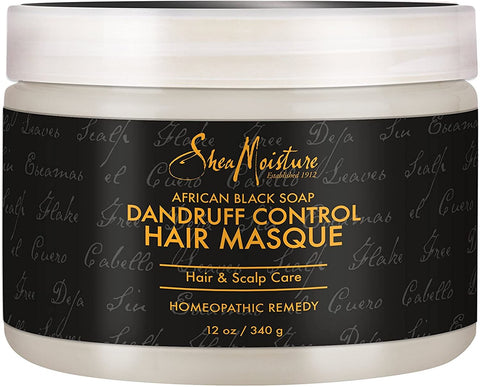 Shea Moisture African Black Soap Dandruff Control Hair masque 12oz/384ml