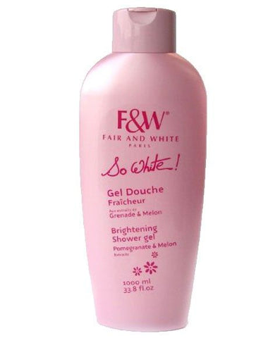 F&W Paris So White Brightening Shower Gel 1000ml/33.8oz