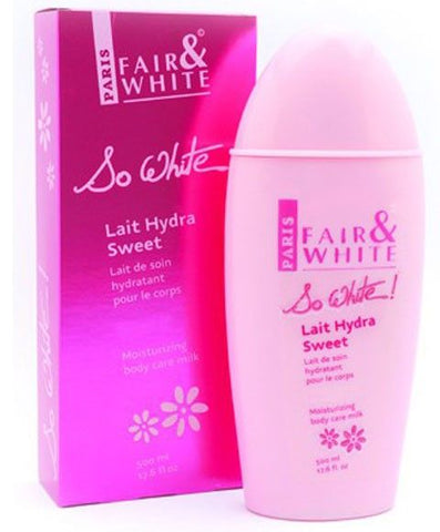 F&W Paris So White Moisturizing Body Care Milk 500ml/17.6oz