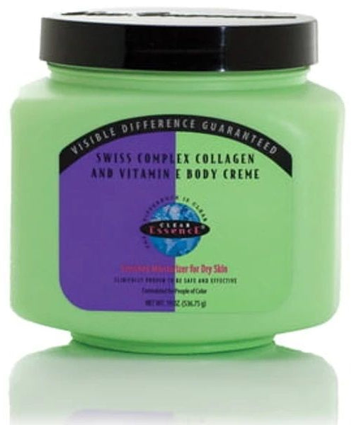 Clear Essence Swiss Complex Collagen And Vitamin E Body Cream 19oz/536.75g
