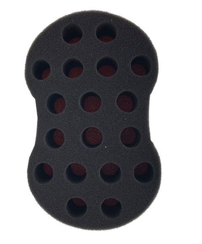 Looks Magic Twist Hair Sponge 2 side Afro Braid Style Hair Sponge Brush 6607