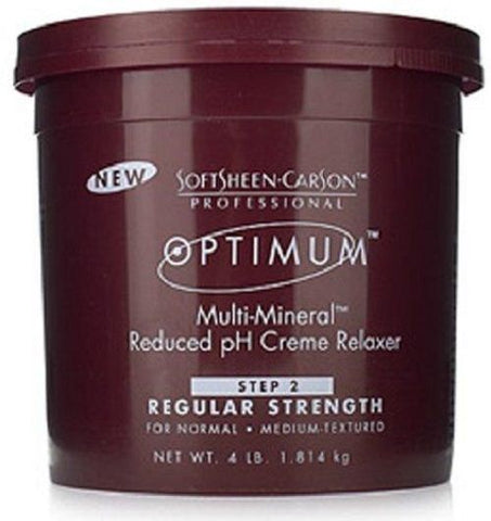 Soft Sheen Carson Optimum Multi Mineral Reduced Ph Creme Relaxer Mild Strength 1.814kg/4lbs
