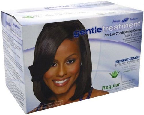 Gentle Treatment No Lye Conditioning Creme Relaxer System 1 Application -Regular
