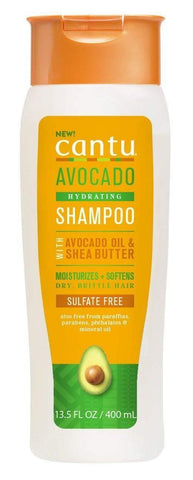 Cantu Avocado Hydrating Shampoo Sulfate - Free 400ml - 13.5 oz
