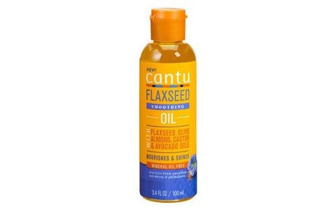 Cantu Flaxseed Smoothing Oil Mineral Oil Free - 3.4oz//100ml