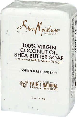 shea moisture 100% Virgin Coconut Oil Shea Butter Soap 8 oz/230 g