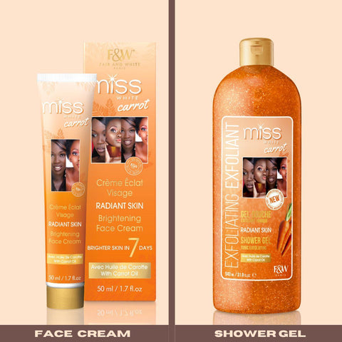 F&W Miss White Radiant Skin Tonic Exfoliating Shower Gel-940 ml/31.8 fl.oz