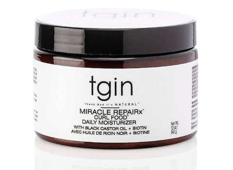 Tgin Miracle Repairx Curl Food Daily Moisturizer -12 oz/340 g