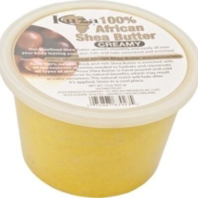 KUZA 100% AFRICAN SHEA BUTTER CREAMY 425G/15OZ