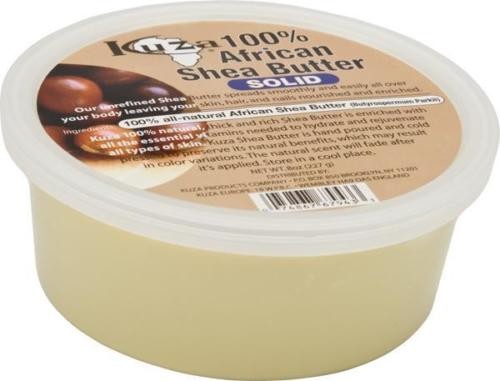 KUZA 100% AFRICAN SHEA BUTTER SOLID 227G/8OZ