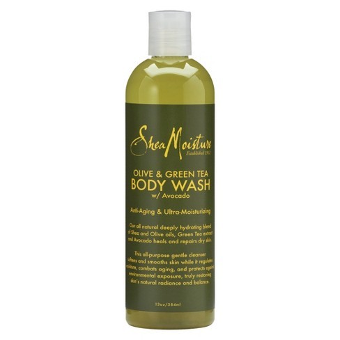 SHEA MOISTURE OLIVE & GREEN TEA BODY WASH 384ML/13OZ