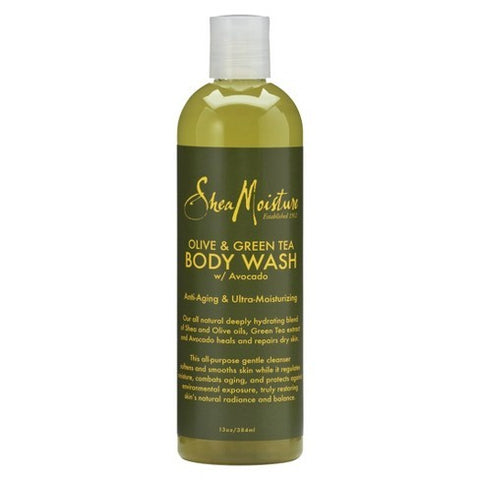 SHEA MOISTURE OLIVE & GREEN TEA BODY WASH 384ML/13OZ