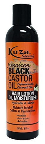 KUZA NATURALS JAMAICAN BLACK CASTOR OIL HAIR LOTION OIL MOISTURIZER 237ML/8OZ