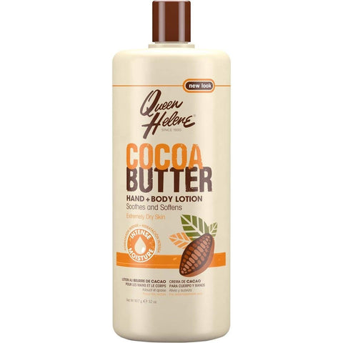 QUEEN HELENE COCOA BUTTER HAND + BODY LOTION 907G/32OZ