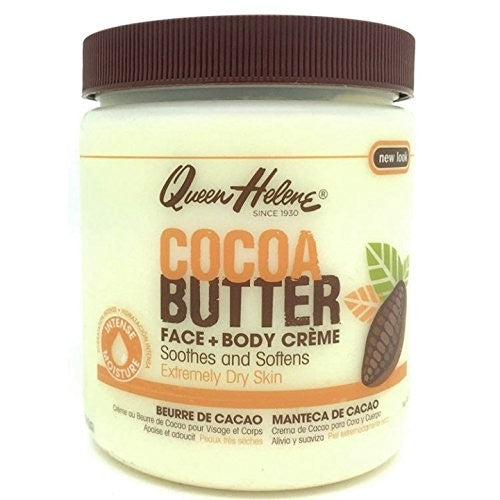 QUEEN HELENE COCOA BUTTER FACE + BODY CREME 425G/15OZ