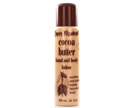 QUEEN ELISABETH COCOA BUTTER HAND AND BODY LOTION 800ML/28OZ
