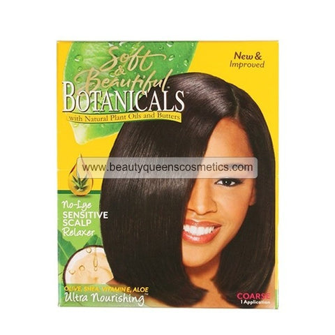 SOFT & BEAUTIFUL BOTANICALS NO-LYE SENSITIVE SCALP RELAXER SUPER FORMULA - 1 APPLICATION