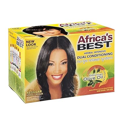 Africa's Best Dual Conditioning No Lye Relaxer System Regular Formula-1 Application