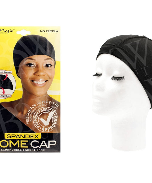 Magic  Collection Spandex Dome  Cap - 2251BLA