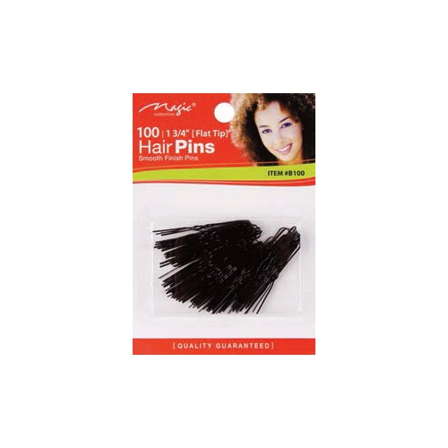 MAGIC COLLECTION FLAT TOP HAIR PINS ITEM B100