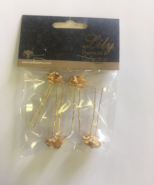 LILLY PEMIUM COLLECTION FLOWER HAIR PIN