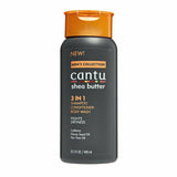 Cantu Men's Collection 3 in 1 Shampoo Conditioner Body Wash 13.5oz/400ml