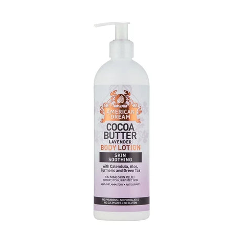 American Dream Cocoa Butter Skin Soothing Lavender Body Lotion 16oz/473ml