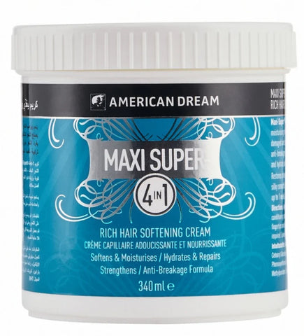 American Dream Maxi Super 4 in 1 Rich Hair Softening Cream 340ml