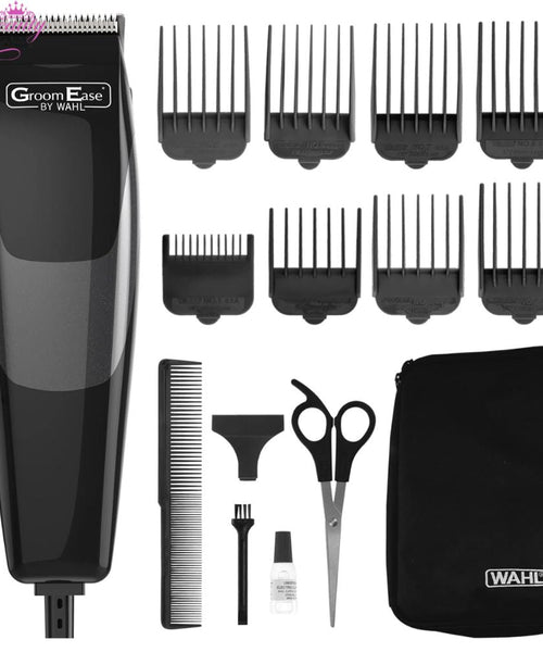Wahl GroomEase Sure Cut Clipper - 15 Piece Kit