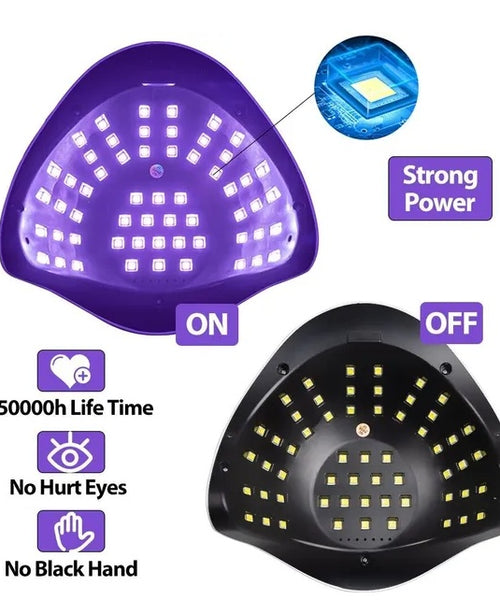 220W Nail Dryer LED Lamp UV Light Polish Gel Curing Machine Electric Manicure